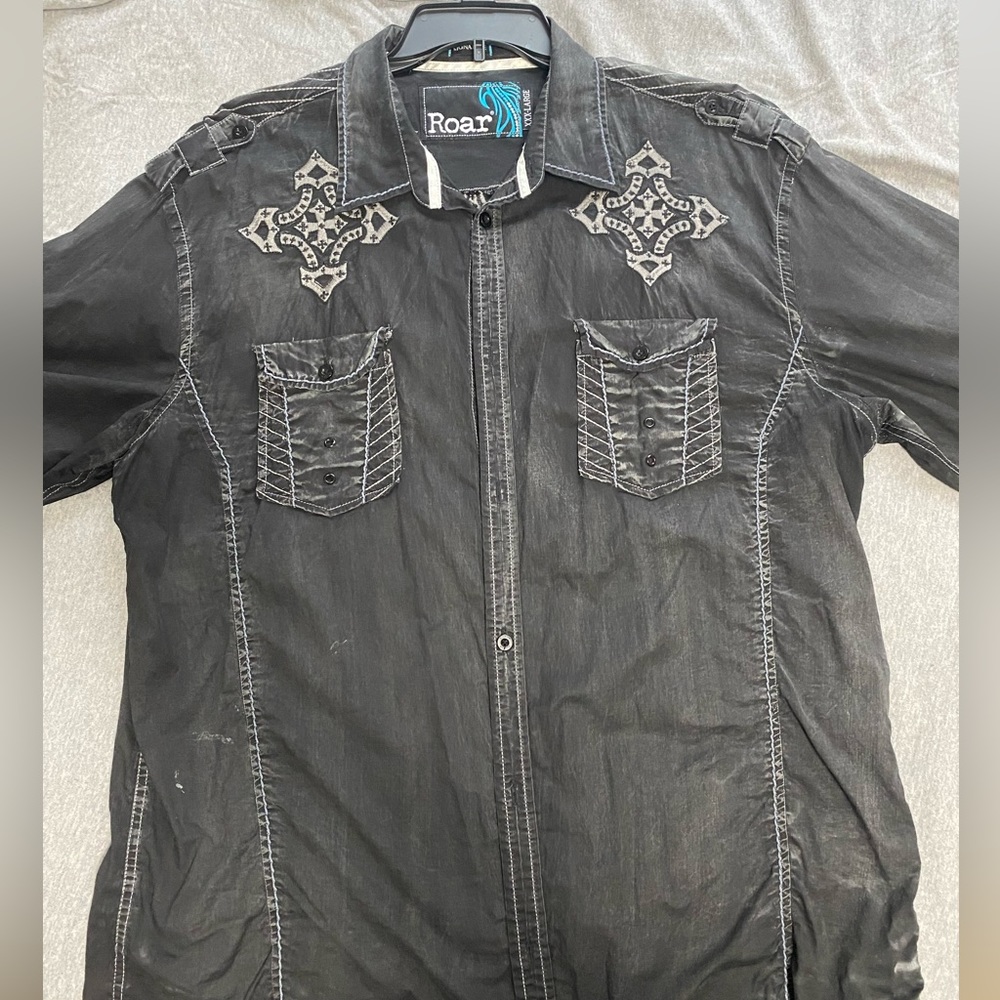 Affliction style..:Roar brand xxl long sleeve
